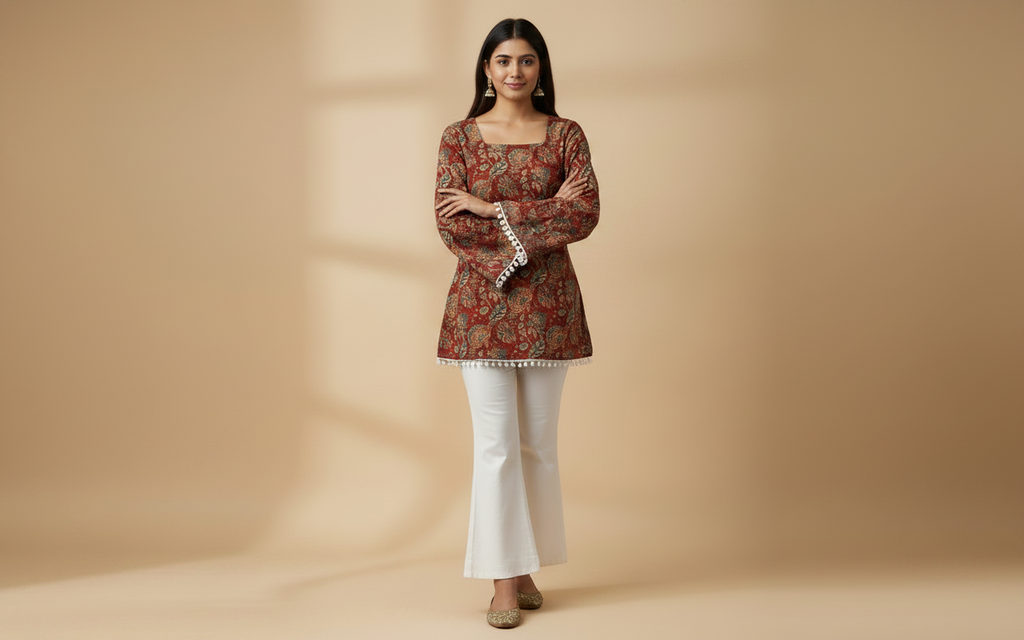 Gulnaar Boho – Short Printed Kurti