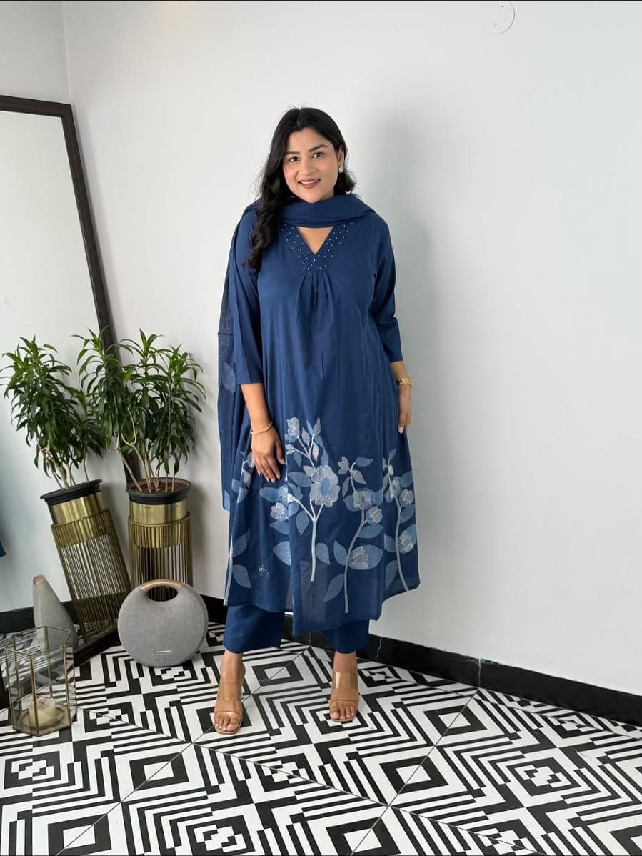 Neerja - Midnight Blue Kurta Set
